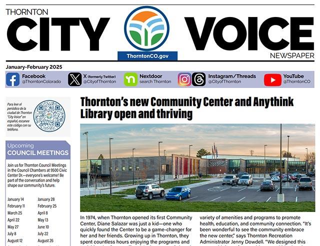 January-February 2025 City Voice Newspaper Cover