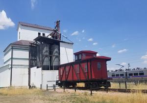 Eastlake Grain Elevator and Wonderful Caboose.